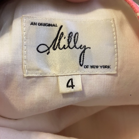 Milly cream and pink printed mini skirt - Picture 7 of 7